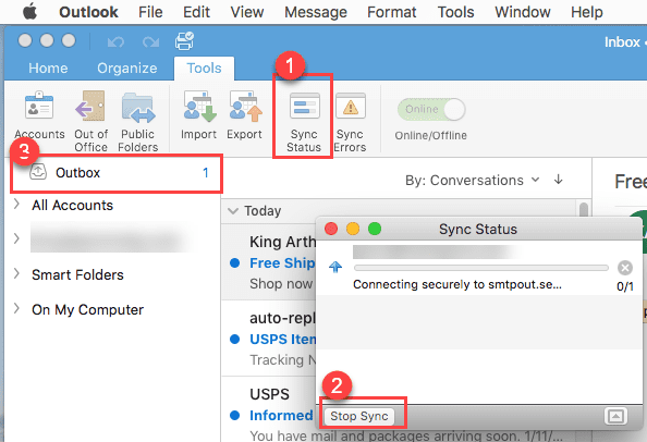 i have an extra inbox outlook for mac